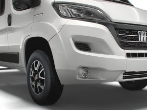 Fiat Ducato Crew Cab Truck 2023 3D Model