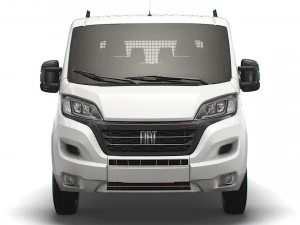 Fiat Ducato Crew Cab Truck 2023 3D Model