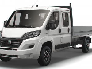 Fiat Ducato Crew Cab Truck 2023 Modelo 3D