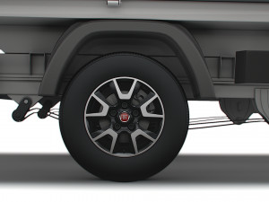 Fiat Ducato Crew Cab Truck 2023 Modelo 3D