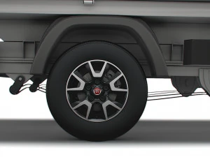 Fiat Ducato Crew Cab Truck 2023 3D Model
