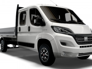 Fiat Ducato Crew Cab Truck 2023 Modelo 3D