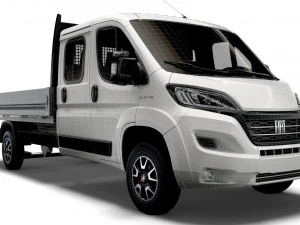 Fiat Ducato Crew Cab Truck 2023 3D Model