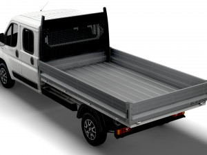 Fiat Ducato Crew Cab Truck 2023 Modelo 3D