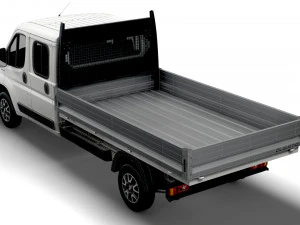 Fiat Ducato Crew Cab Truck 2023 3D Model