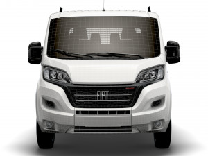 Fiat Ducato Crew Cab Truck 2023 Modelo 3D