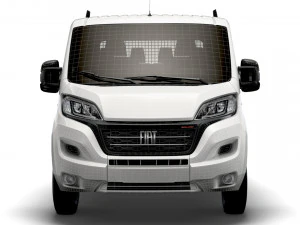Fiat Ducato Crew Cab Truck 2023 3D Model