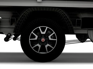 Fiat Ducato Crew Cab Truck 2023 3D Model