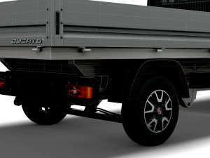 Fiat Ducato Crew Cab Truck 2023 3D Model