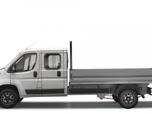 Opel Movano Crew Cab Truck 2023 Modelo 3D