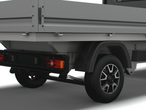 Opel Movano Crew Cab Truck 2023 Modelo 3D