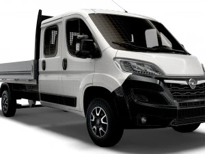 Camion &agrave; cabine double Opel Movano 2023 Modèle 3D
