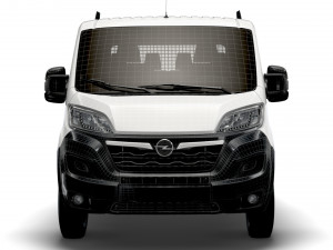 Opel Movano Crew Cab Truck 2023 Modelo 3D