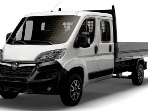 Opel Movano Crew Cab Truck 2023 Modelo 3D