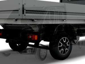 Opel Movano Crew Cab Truck 2023 Modelo 3D