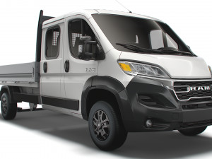 RAM Promaster Crew Cab Truck 2023 Model 3D