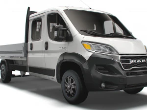 Camion RAM Promaster à cabine multiplace 2023 Modèle 3D