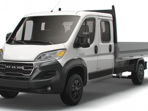 RAM Promaster Crew Cab Truck 2023 3D Model