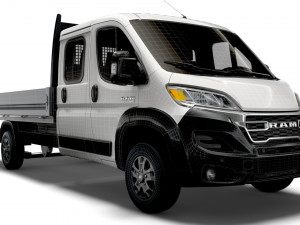 RAM Promaster Crew Cab Truck 2023 3D Model