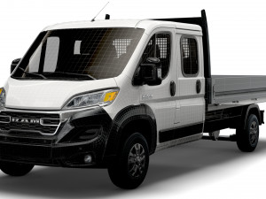 RAM Promaster Crew Cab Truck 2023 3D Model