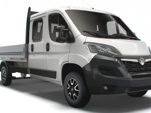 Vauxhall Movano Crew Cab Truck 2023 3D Model