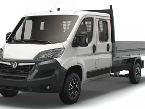 Camion &agrave; cabine double Vauxhall Movano 2023 Modèle 3D