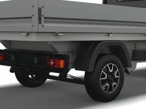 Camion &agrave; cabine double Vauxhall Movano 2023 Modèle 3D