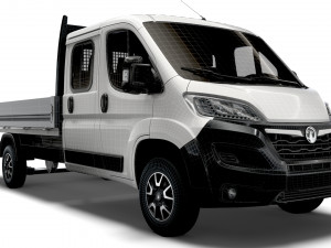 Vauxhall Movano Crew Cab Truck 2023 3Dモデル