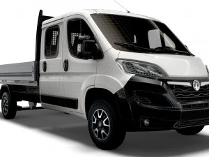 Camion &agrave; cabine double Vauxhall Movano 2023 Modèle 3D