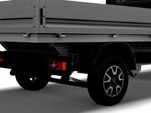 Camion &agrave; cabine double Vauxhall Movano 2023 Modèle 3D