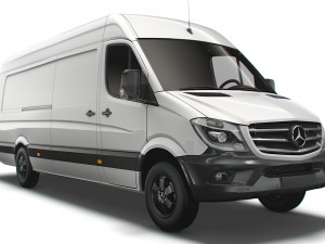Mercedes Sprinter Cargo Van L4H2 2018 3D-Modell