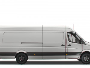 Mercedes Sprinter Cargo Van L4H2 2018 Model 3D