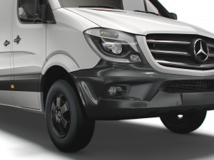Mercedes Sprinter Cargo Van L4H2 2018 Model 3D