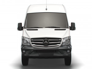 Mercedes Sprinter Cargo Van L4H2 2018 Model 3D