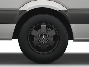 Mercedes Sprinter Cargo Van L4H2 2018 Model 3D