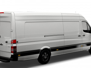 Mercedes Sprinter Cargo Van L4H2 2018 Model 3D