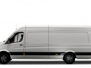 Mercedes Sprinter Cargo Van L4H2 2018 Model 3D