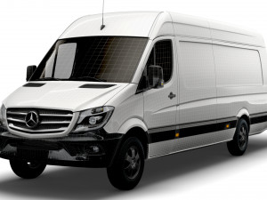 Mercedes Sprinter Cargo Van L4H2 2018 Model 3D