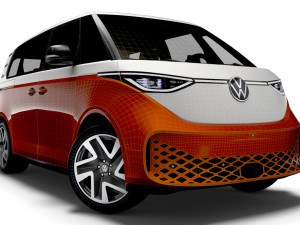 VW ID Buzz 2023 3D Model