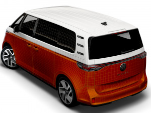 VW ID Buzz 2023 3D Model