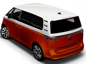 VW ID Buzz 2023 3D Model