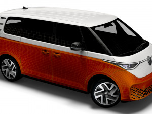 VW ID Buzz 2023 3D Model
