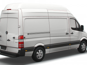 MB Sprinter Van L2H3 2018 3D Model