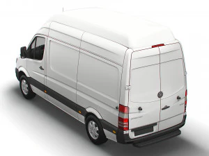 MB Sprinter Van L2H3 2018 3D Model