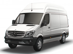 MB Sprinter Van L2H3 2018 3D Model