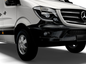 MB Sprinter Van L2H3 2018 3D Model