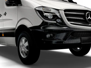 MB Sprinter Van L2H3 2018 3D Model