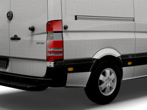 MB Sprinter Van L2H3 2018 3D Model