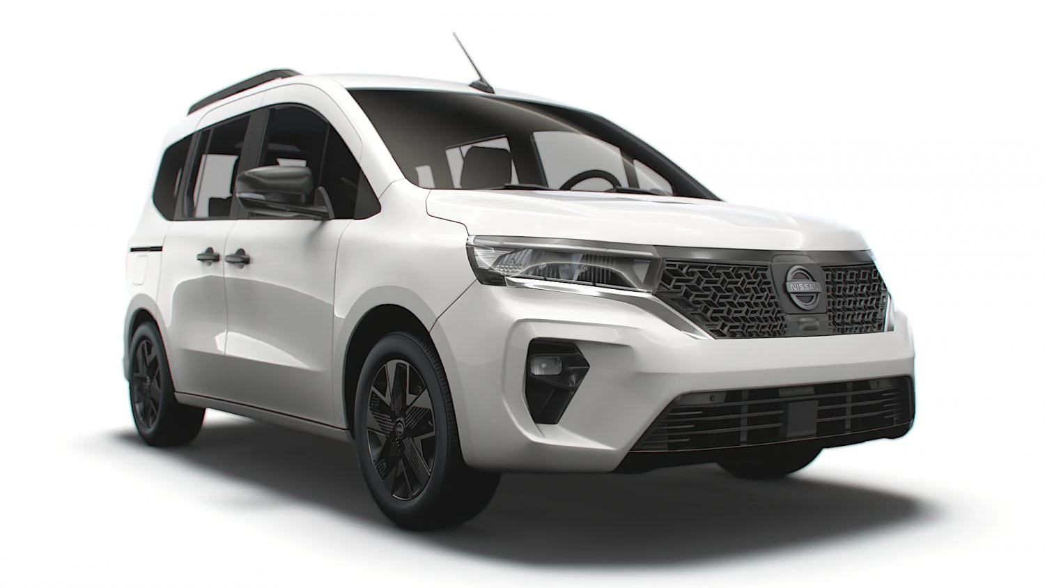 Nissan Townstar Combi EV 2022 3D Model .c4d .max .obj .3ds .fbx .stl .blend 