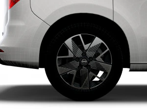 Nissan Townstar Combi EV 2022 3D Model